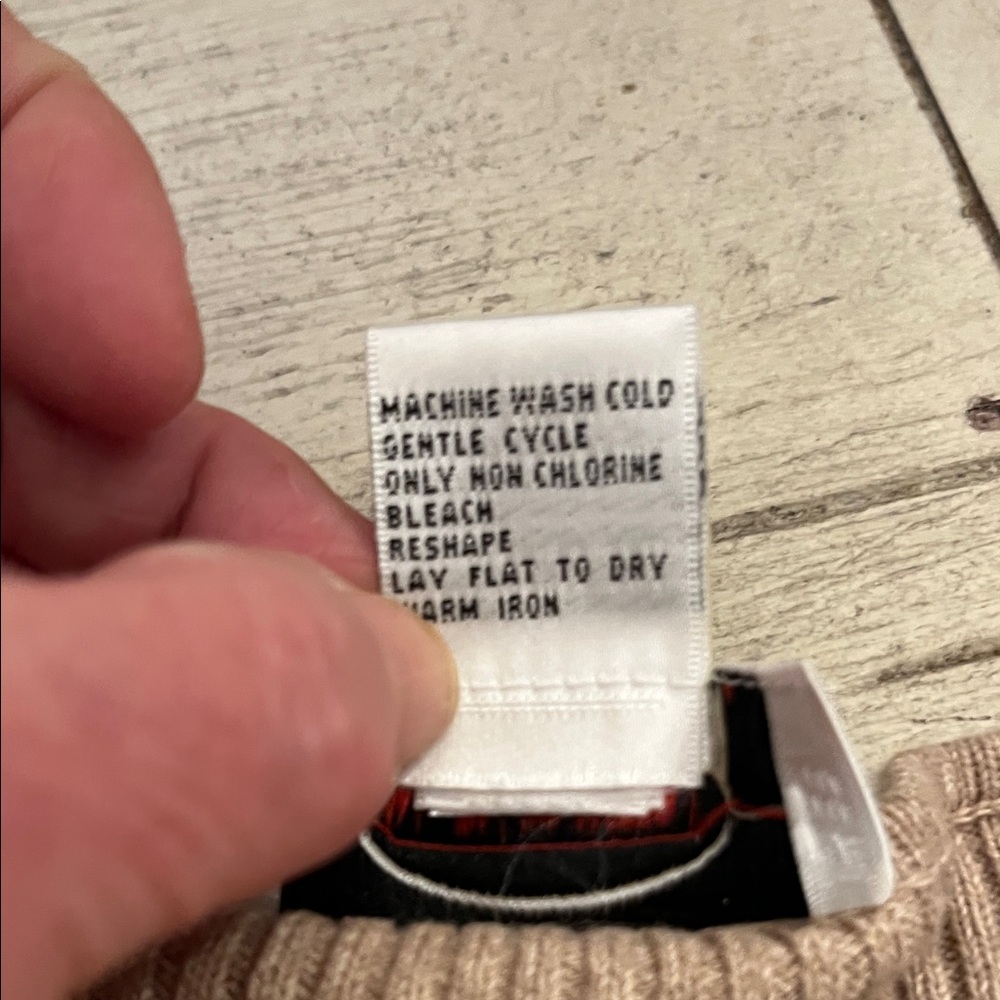 Talbots Multicolor Crochet Pattern Sweater - image 7